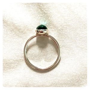 Pandora ring- AUTHENTIC with green stone 💍